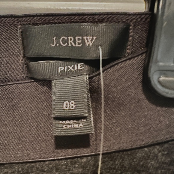 NWT J.Crew Original Stretch Ponte Pixie Pant in Heathered Charcoal Size 0S - Picture 7 of 9